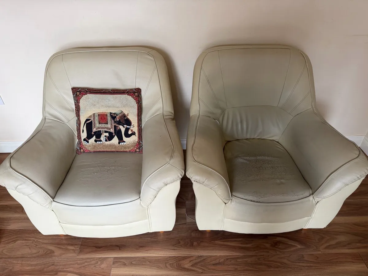 Free couch and arm chairs - Image 2