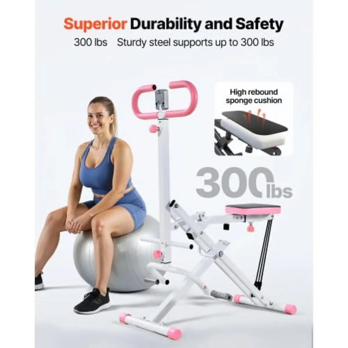 Squat Machine, Deep Squat Rowing Machine for Home, - Image 4