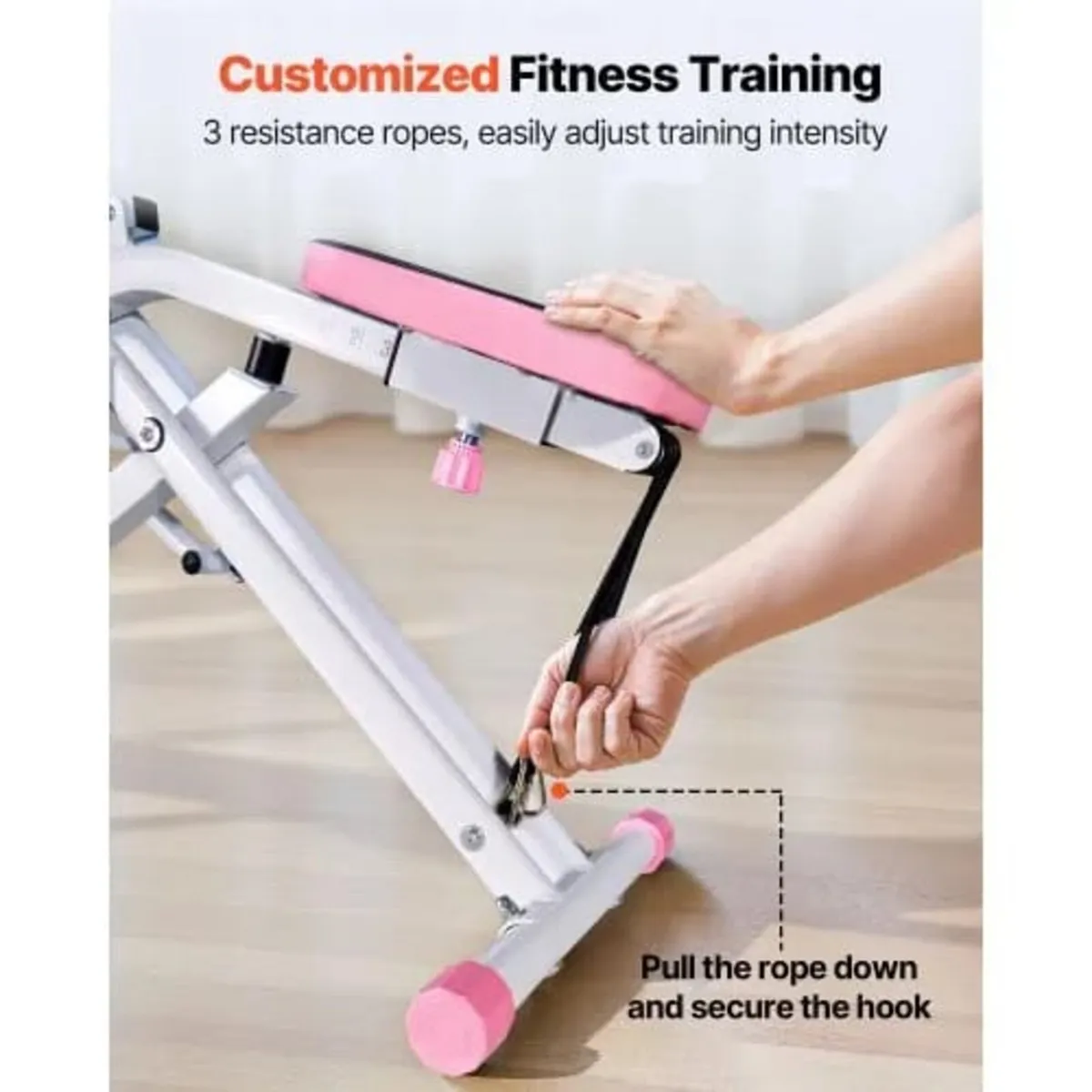 Squat Machine, Deep Squat Rowing Machine for Home, - Image 3
