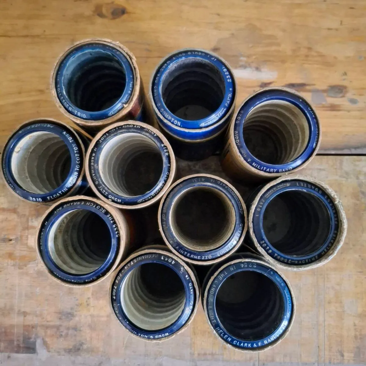 Edison Blue Amberol Record Cylinders - Image 2