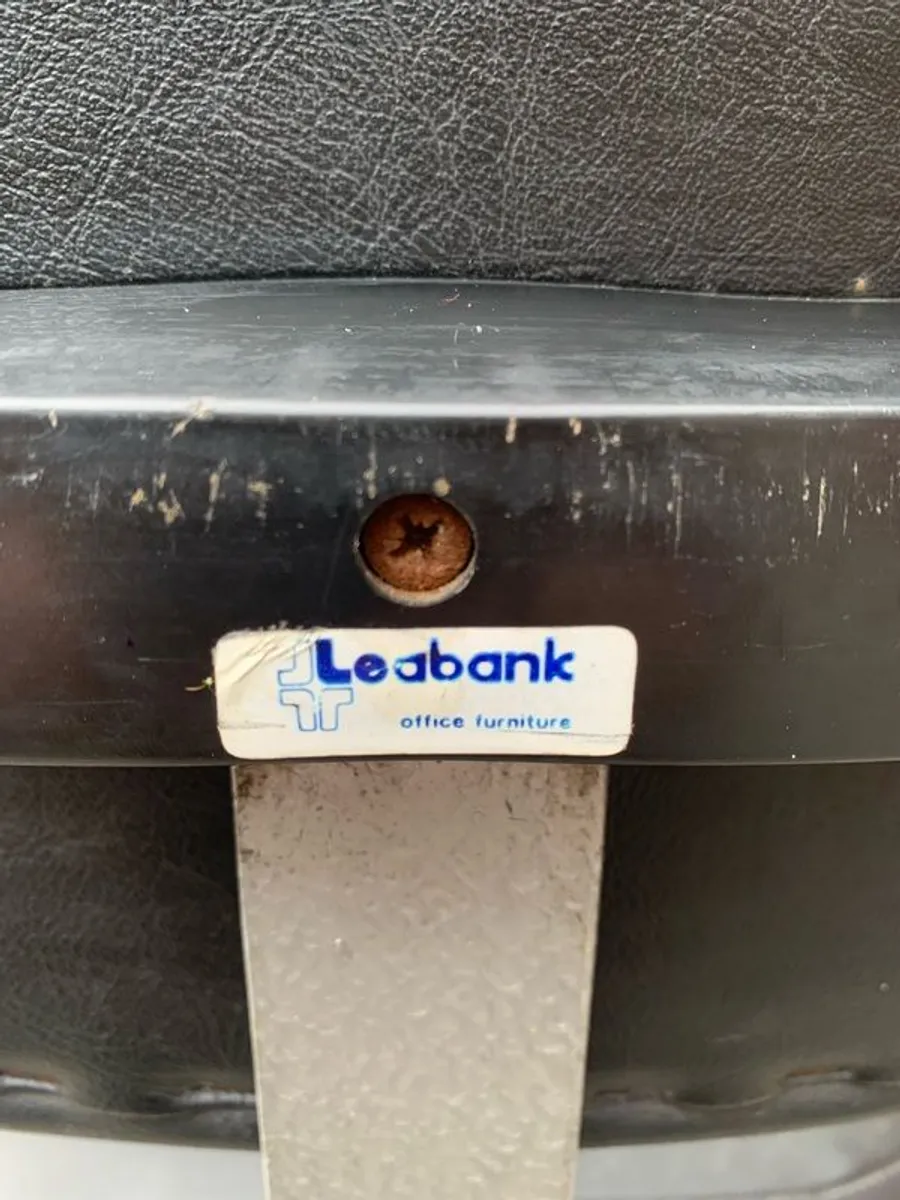 Vintage Leadbank Industrial Workshop Chair. - Image 2