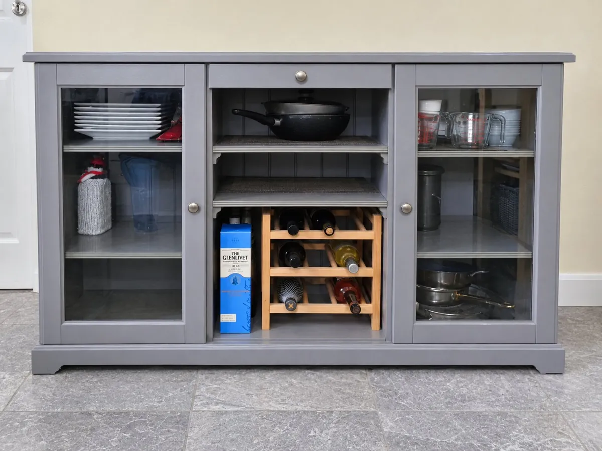 IKEA Liatorp Side-board, 2 matching shelf units! - Image 1