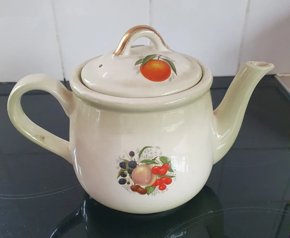 Vintage Ironstone Teapot & Open Sugar Bowl - Image 3