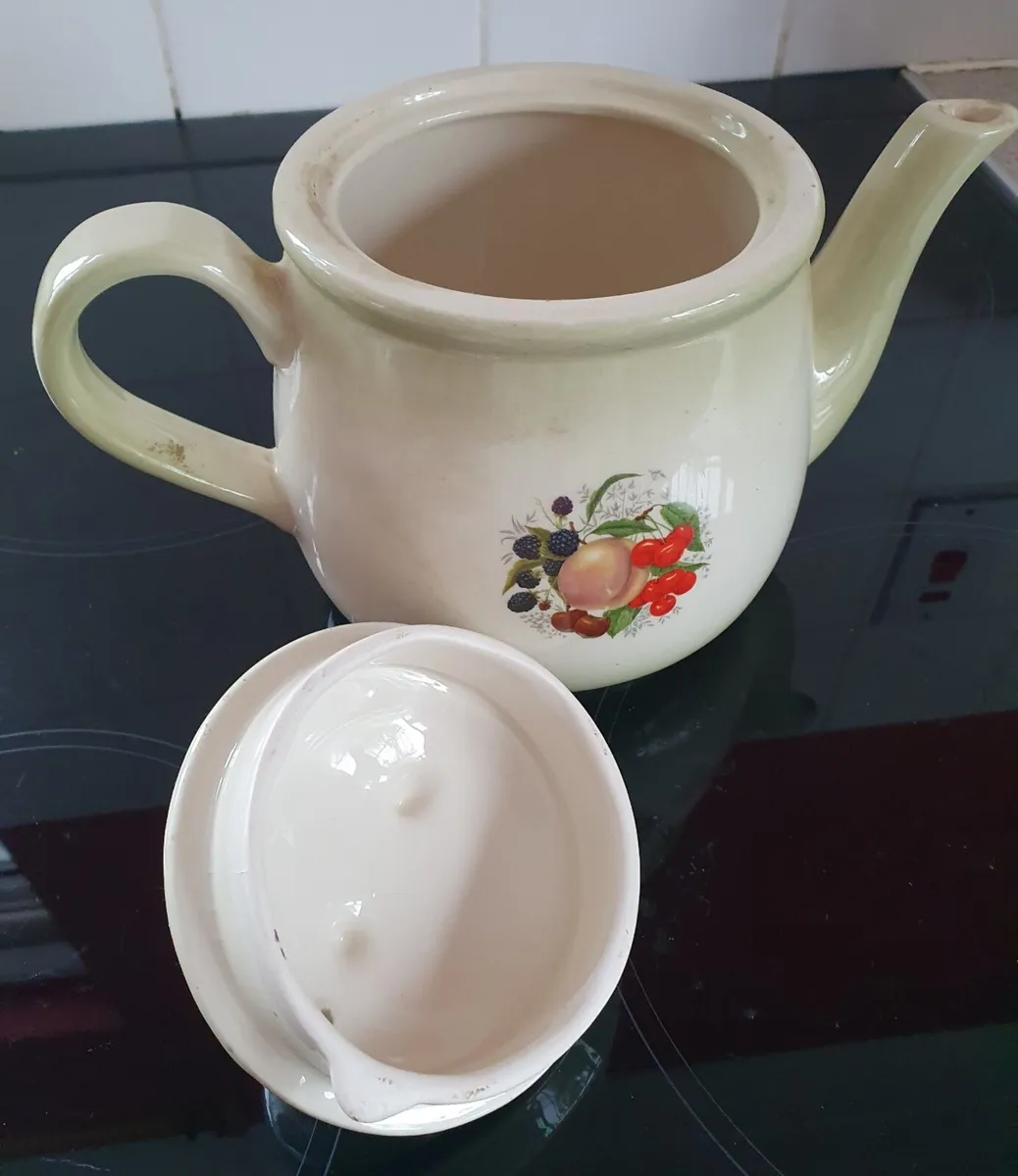 Vintage Ironstone Teapot & Open Sugar Bowl - Image 4