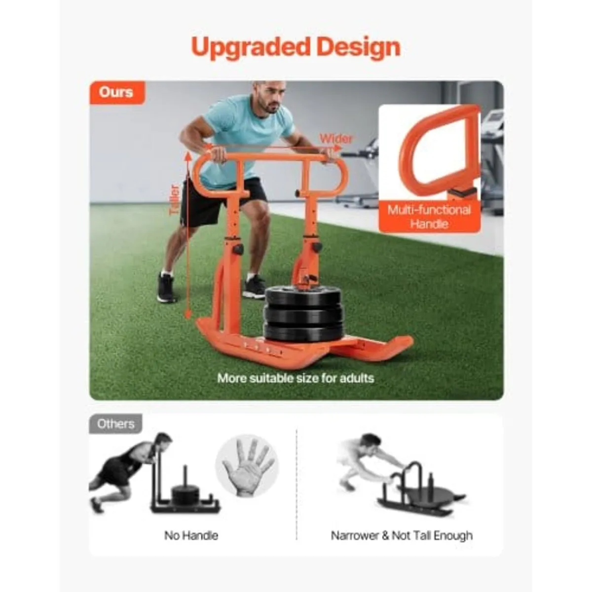 Weight Sled, Steel Power Sled, Fitness Training Sl - Image 2