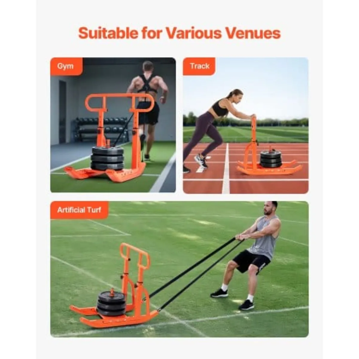 Weight Sled, Steel Power Sled, Fitness Training Sl - Image 4