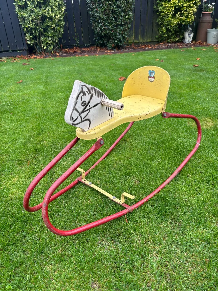 1960 Mid century Kelo toddler rocking horse - Image 1