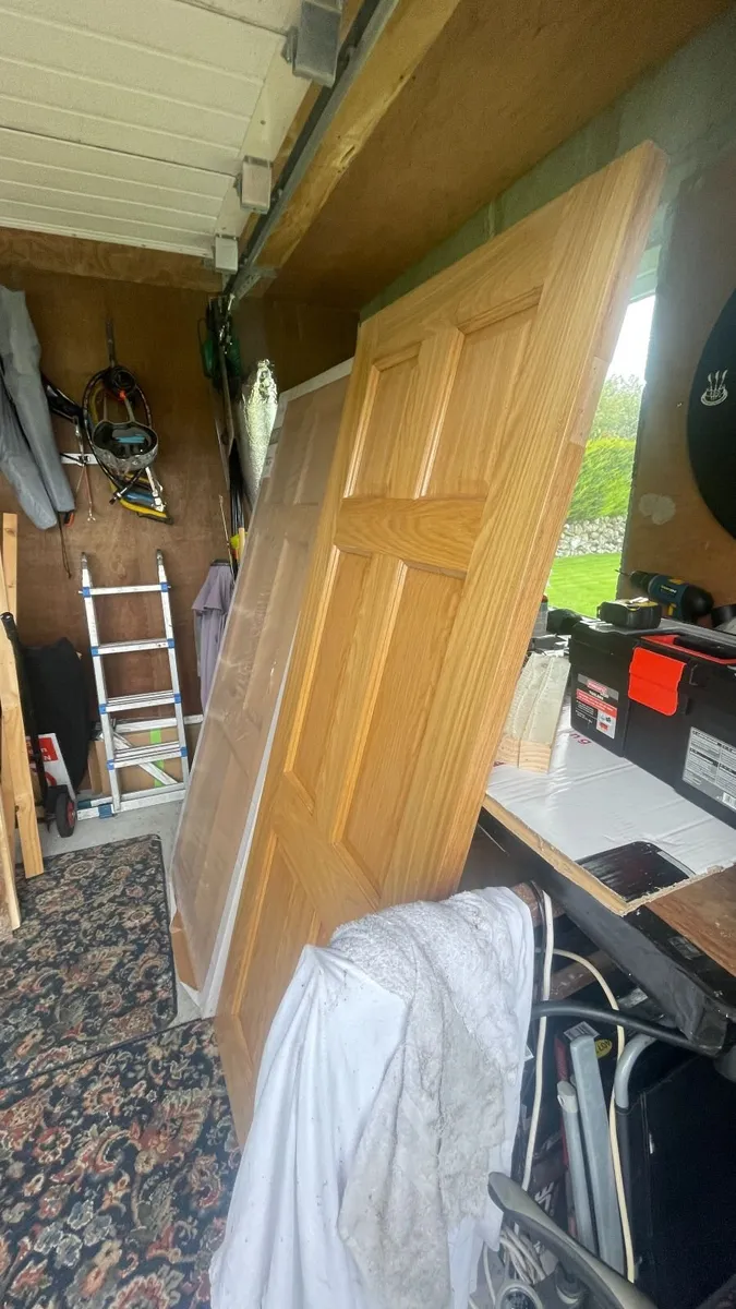 2 x Deanta Oak 6 Panel Internal Doors, Brand New - Image 3