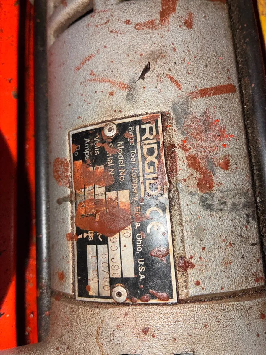 Ridgid pipe threader - Image 1