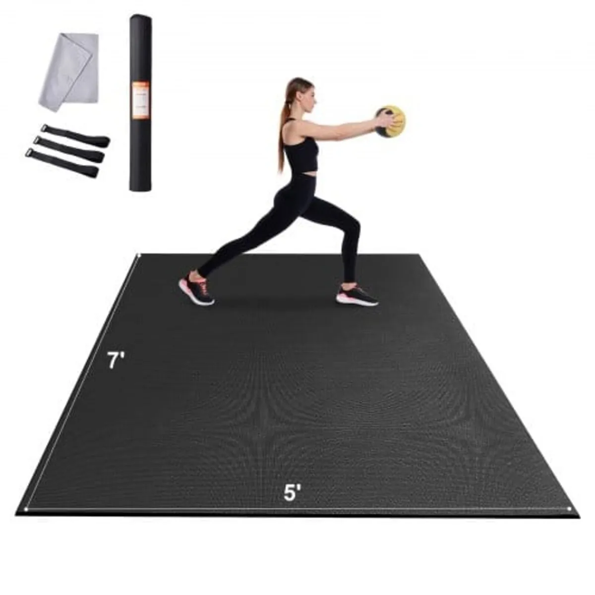 Exercise Mat, Non Slip High Density Premium Yoga M - Image 1