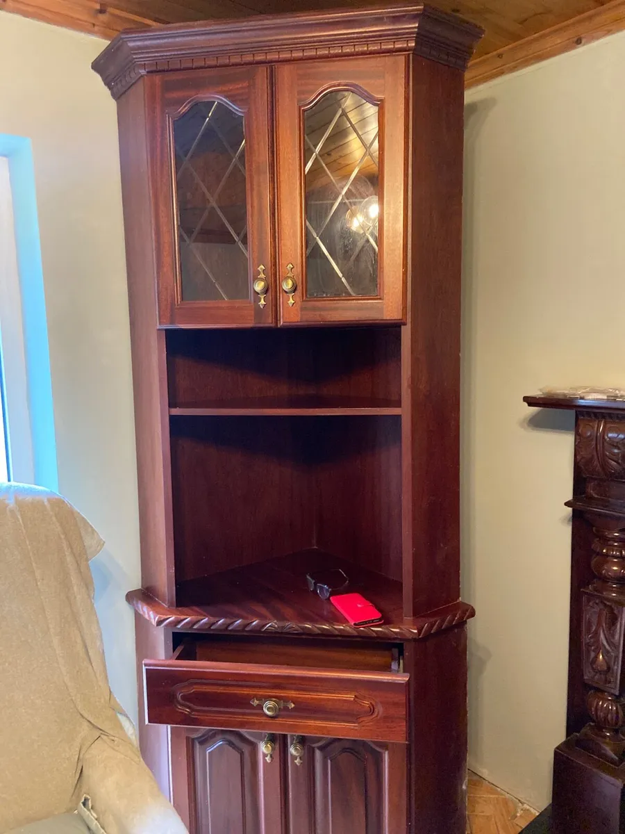 Mahogany Cabinet with light - Image 2