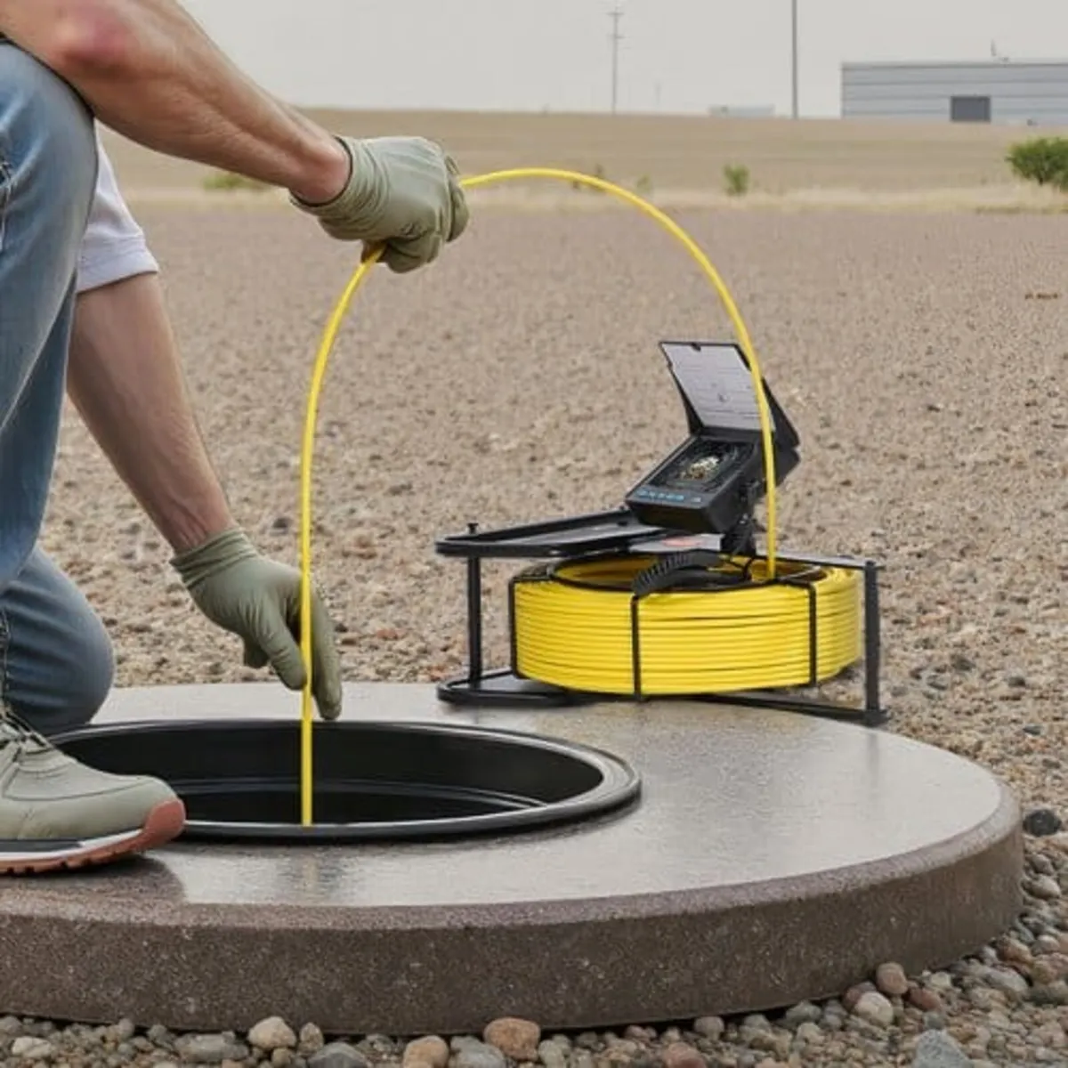 Sewer Camera, 20m Drain Inspection Camera, IP68 Wa - Image 2