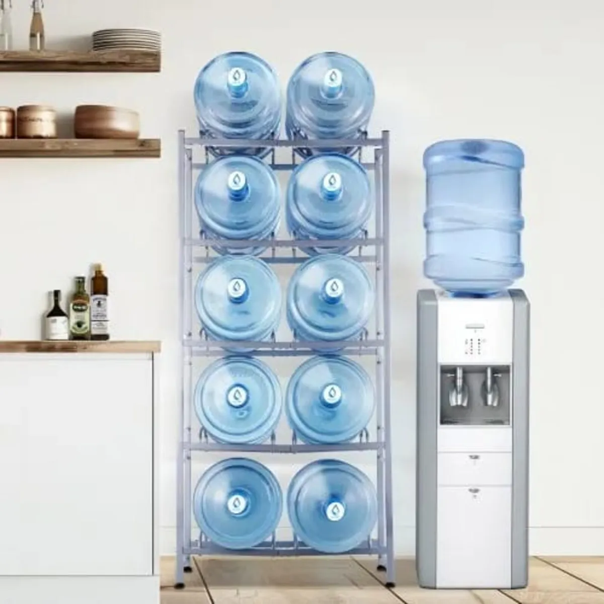 5 Tiers Water Jug Holder, 5 Gallon Water Bottle Ho - Image 4