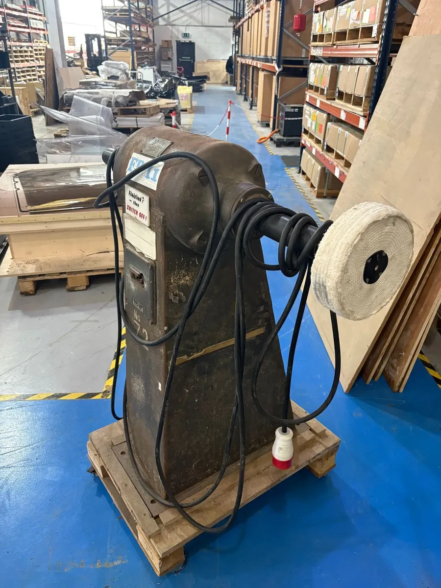 Canning Pedestal Polishing Machine – 2HP 3 Phase - Image 1