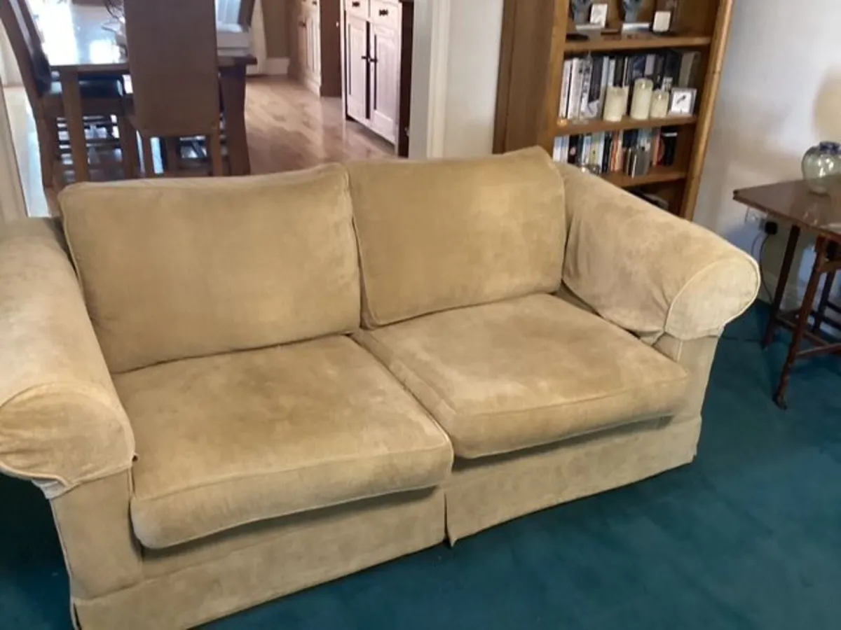 Two identical two-seater sofas - Image 1