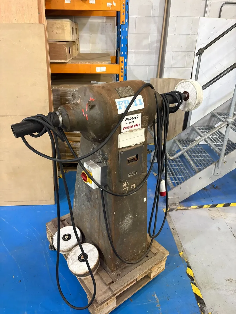 Canning Pedestal Polishing Machine – 2HP 3 Phase - Image 4