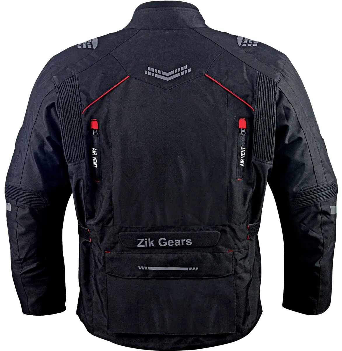 Black Cordura Motorcycle Touring Jacket - Image 4