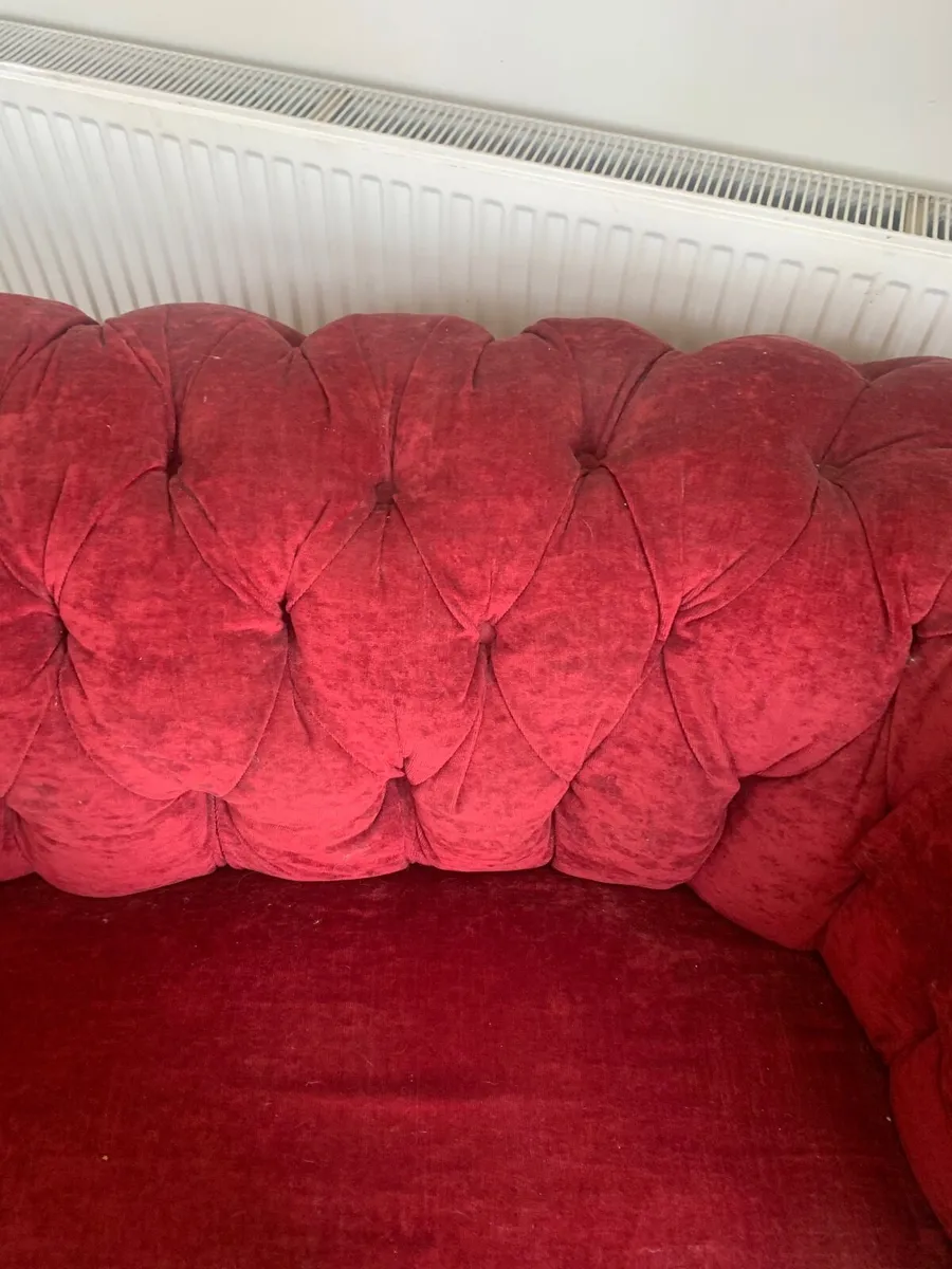 Antique chesterfield couch - Image 2