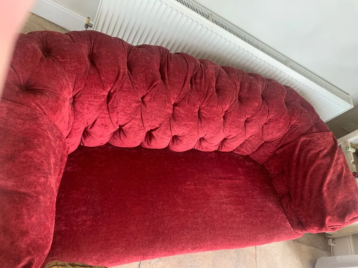 Antique chesterfield couch - Image 3