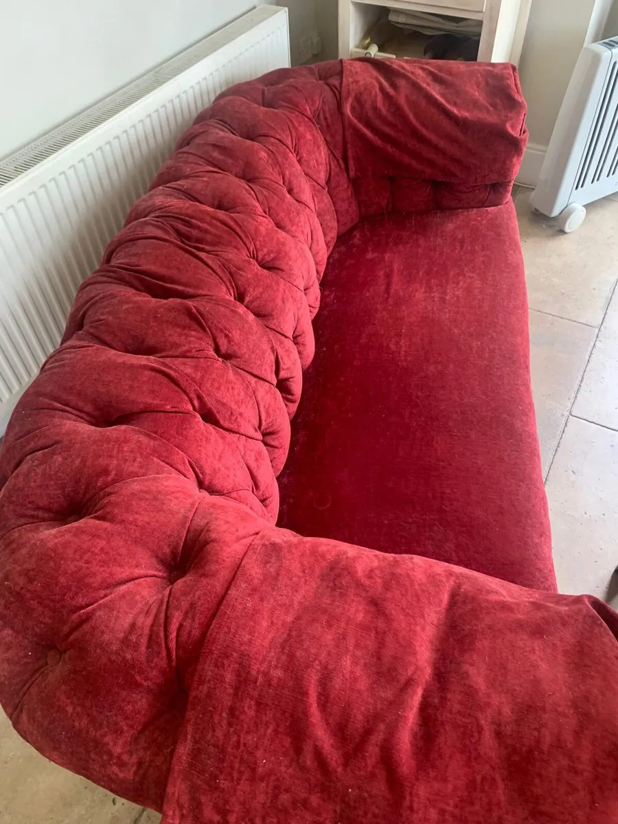 Antique chesterfield couch - Image 4