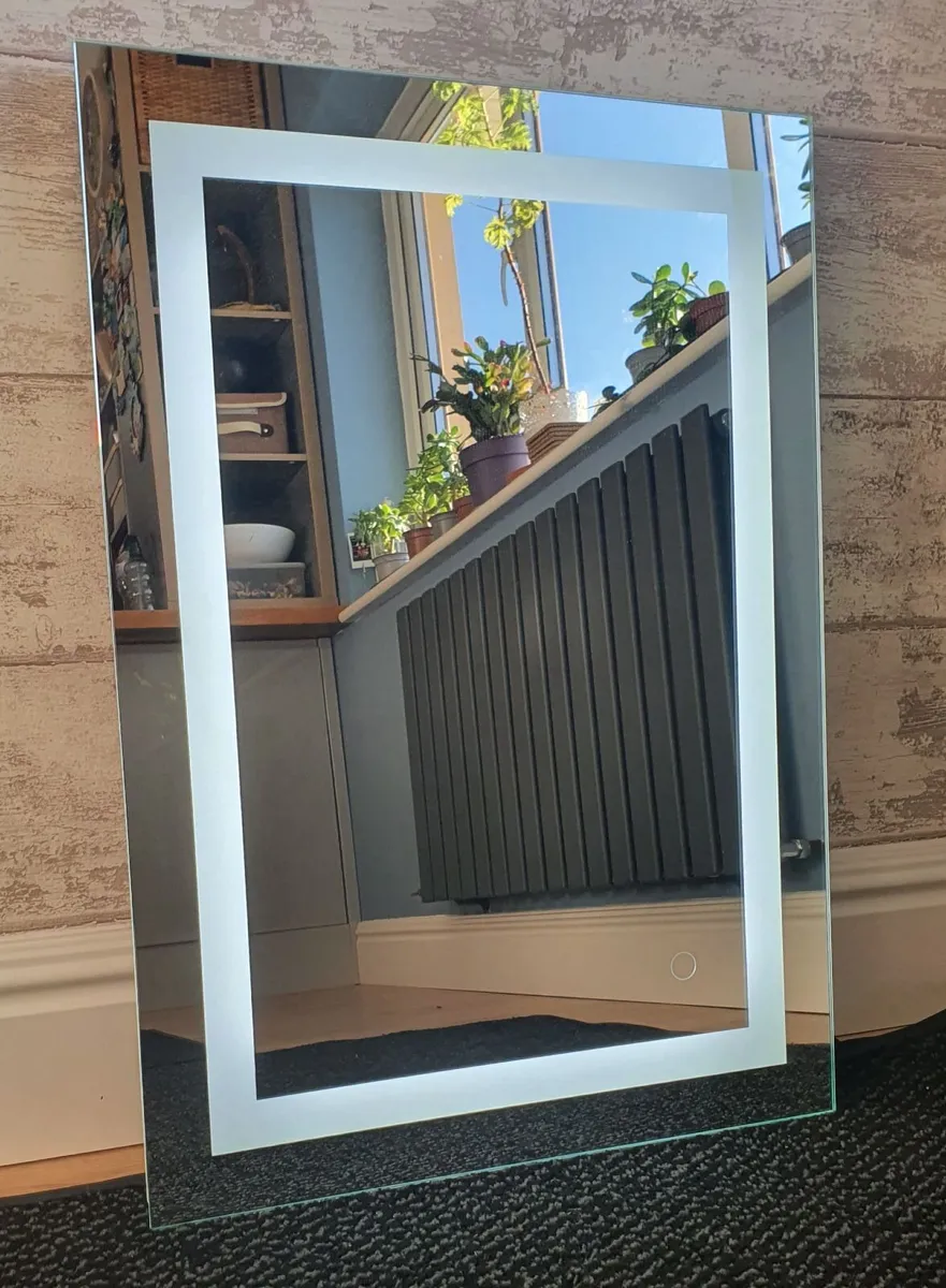 LED Bathroom Mirror Bright Cool Light Touch Switch - Image 2