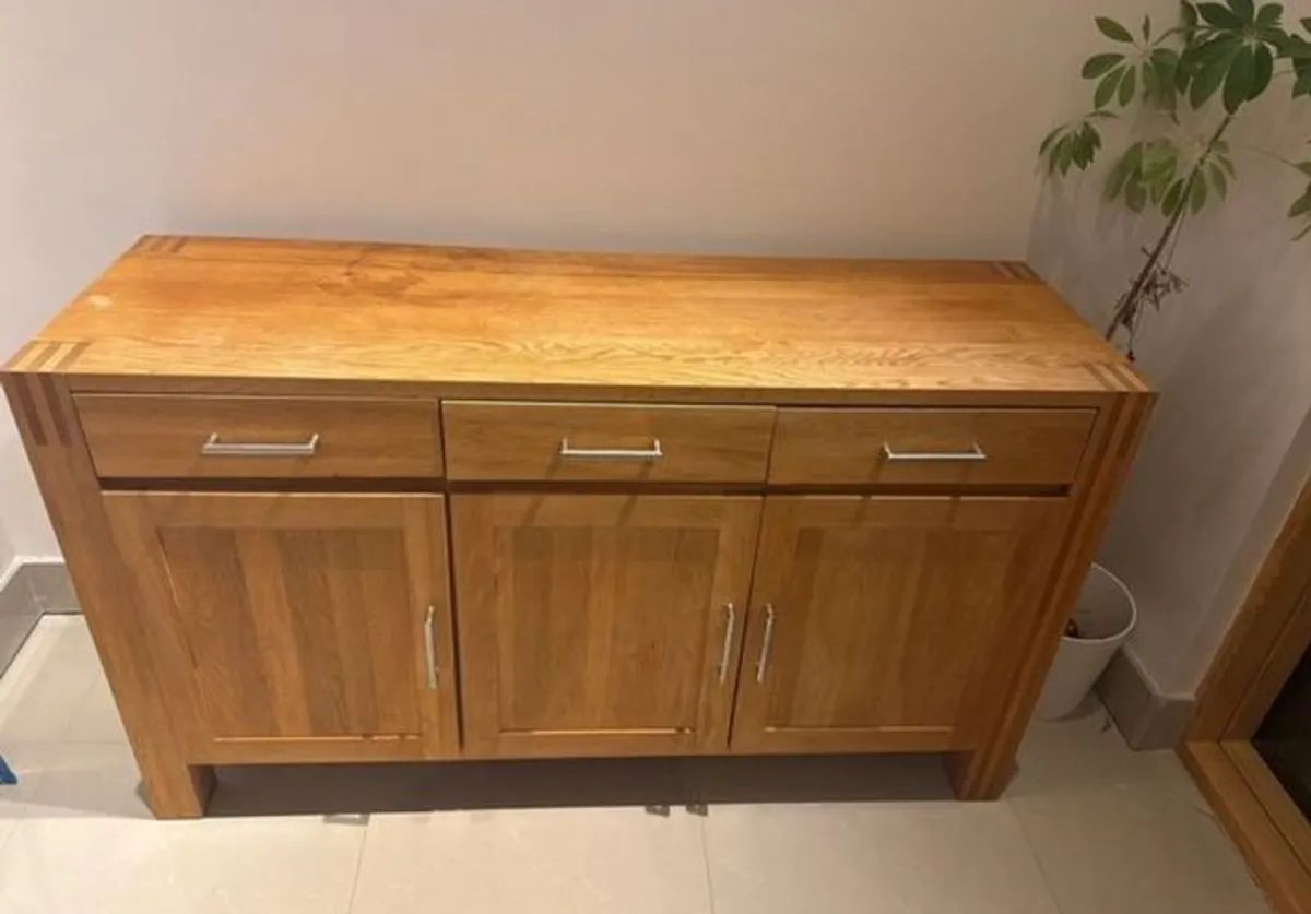 Side Board and Mirror - Image 2