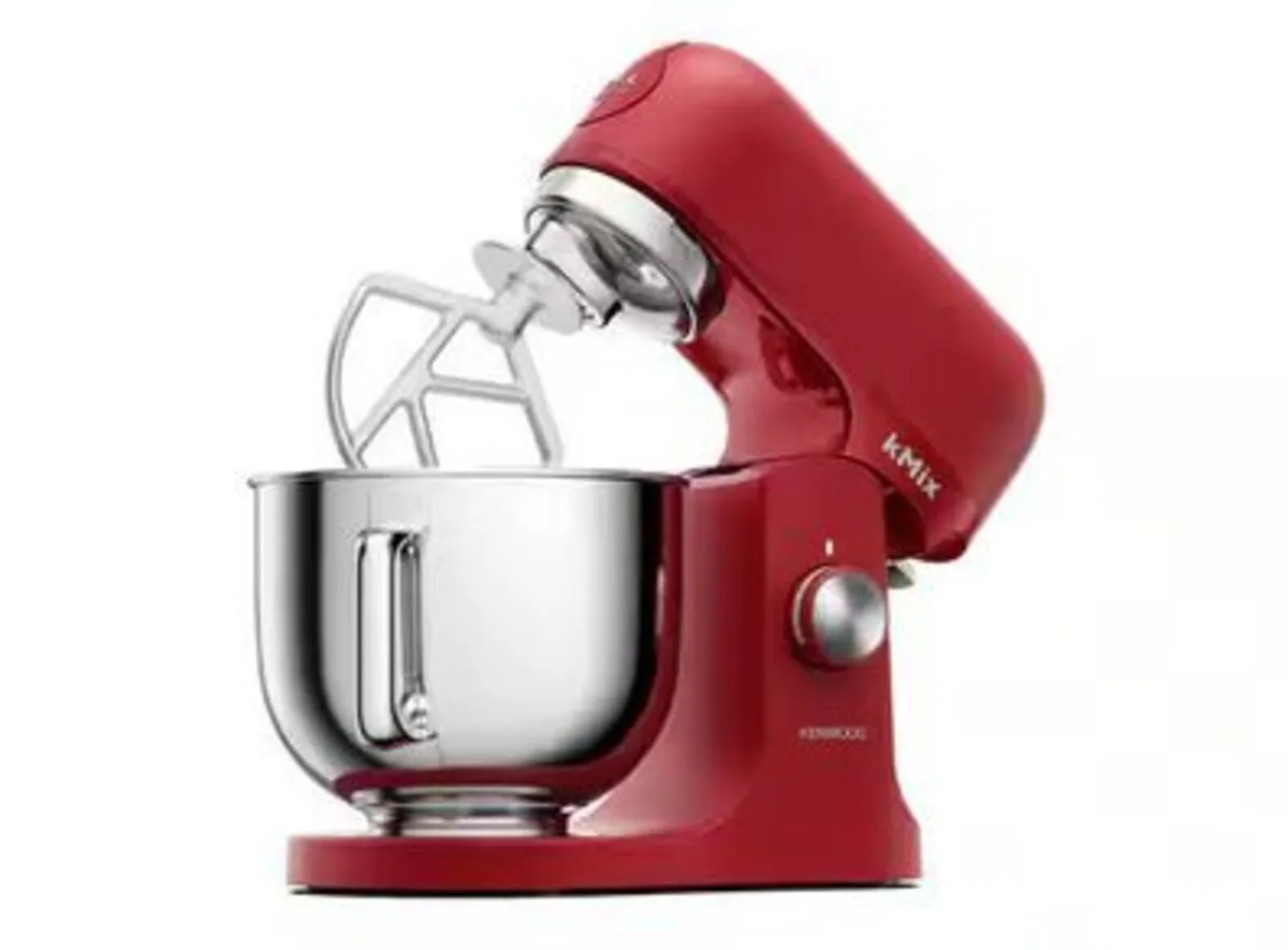 Red Stand Mixer 1000W 5 Litre Bowl - Image 1