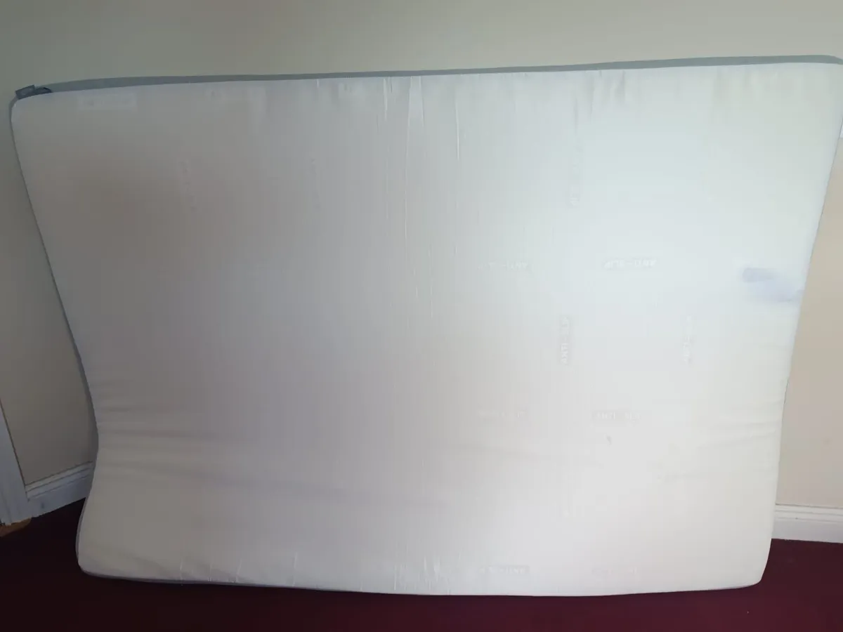 Mattress topper WELLPUR BOKSELVI Grey Small Double - Image 1