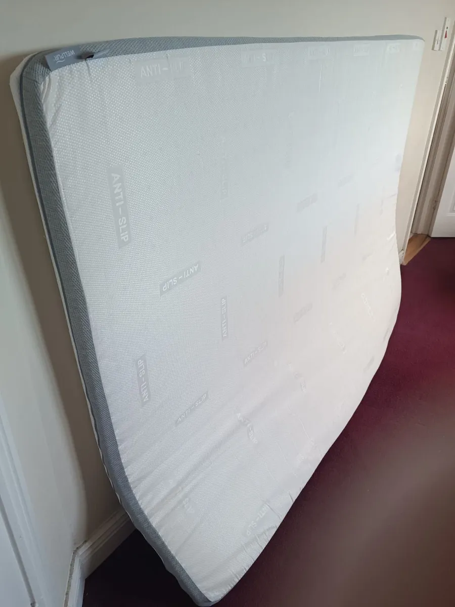 Mattress topper WELLPUR BOKSELVI Grey Small Double - Image 2