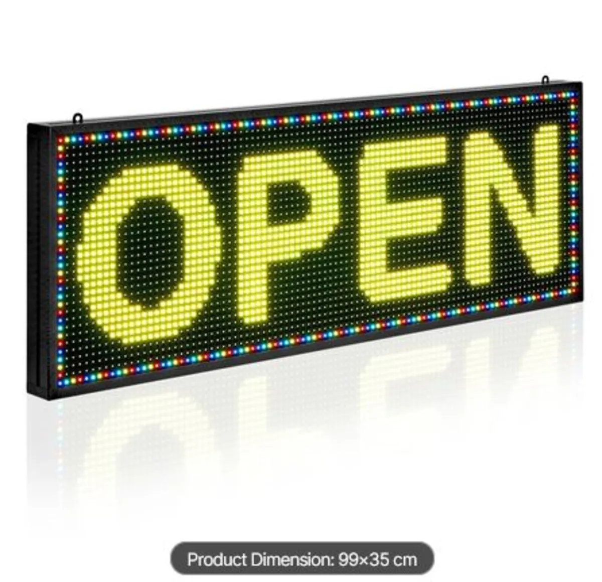 Programmable LED Sign, P10 Full Color Flexible - Image 1