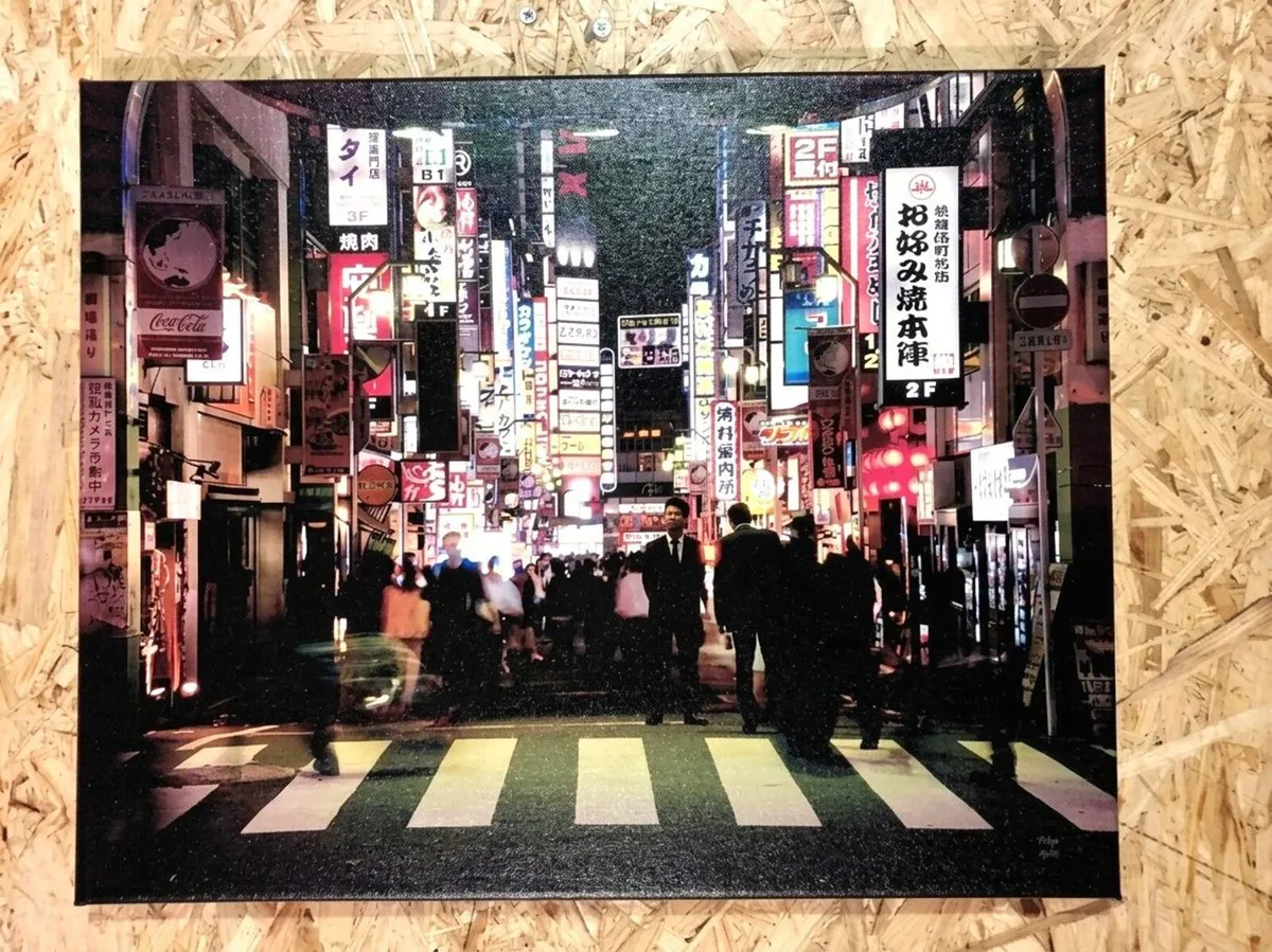 Tokyo Wall Art: Japanese Street Life - Shinjuku - Image 1