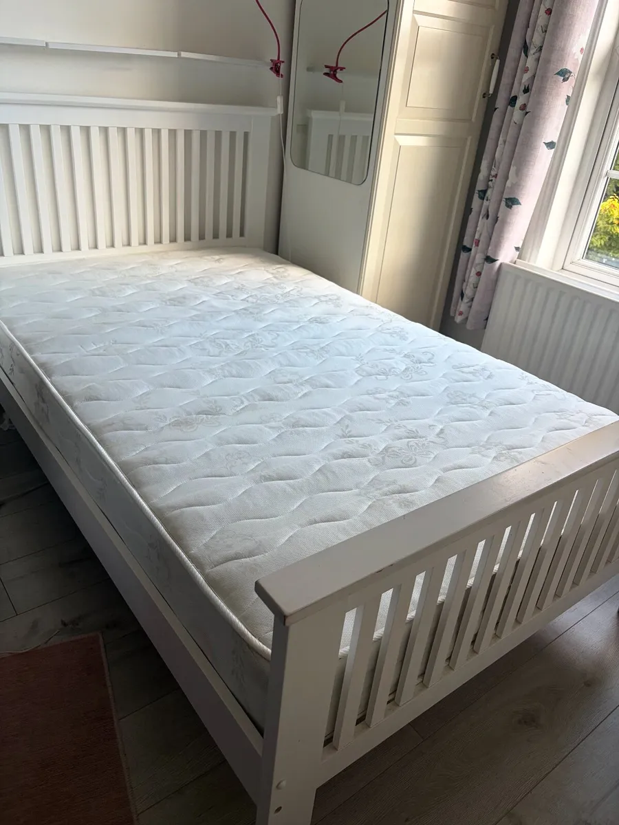 Bed Frame and Mattress - Image 1