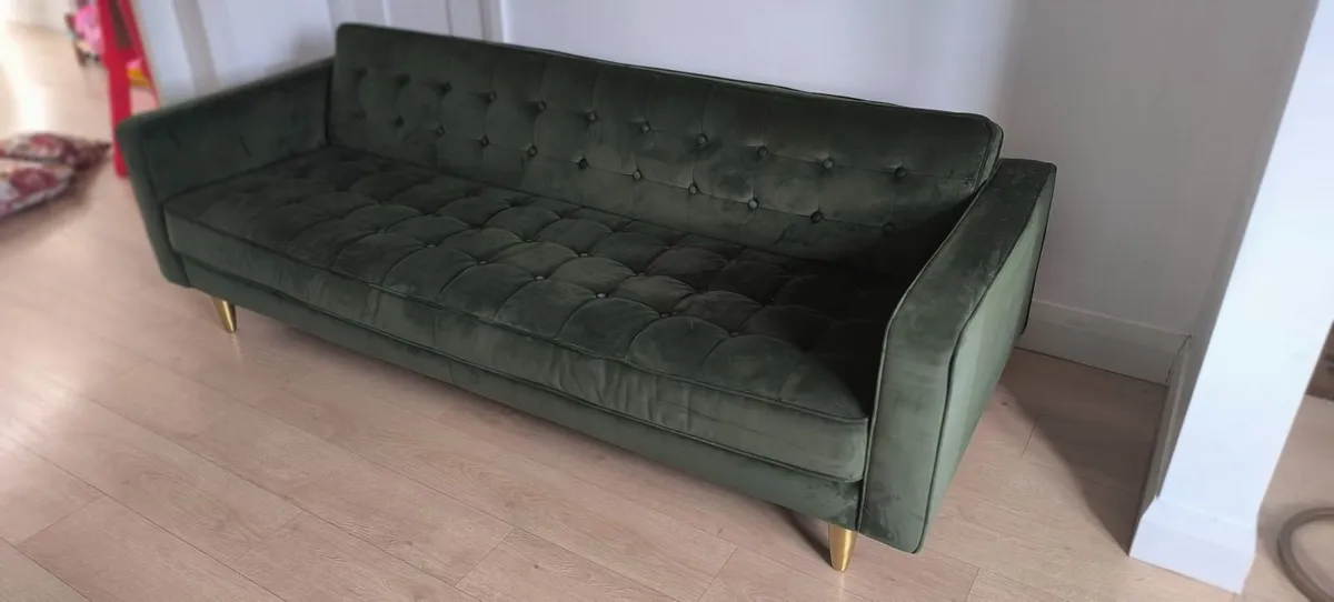 3 Seater Sofa, Armchair and Ottoman/Footstool - Image 4
