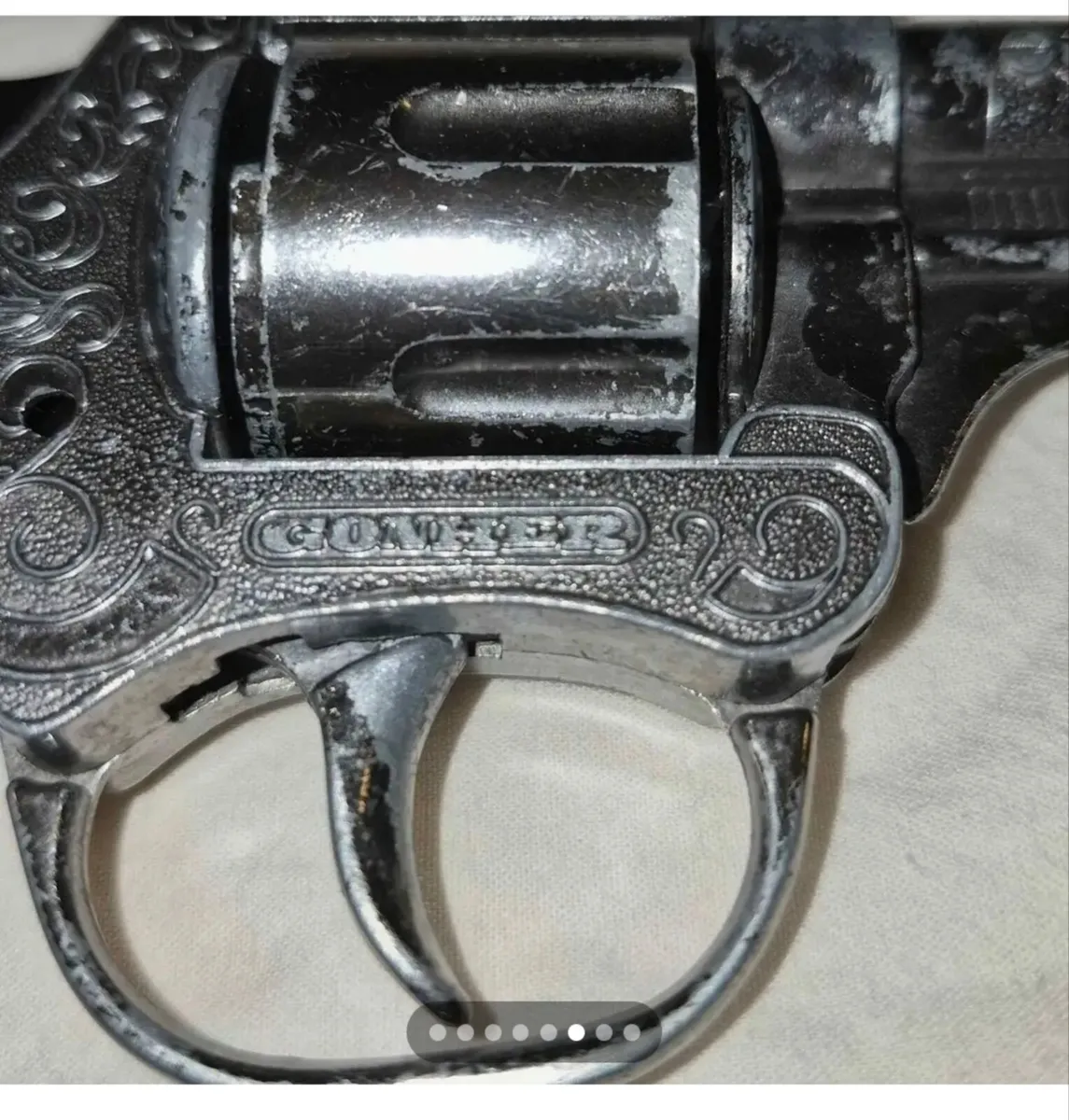 Cap guns, antique 4 in total - Image 3