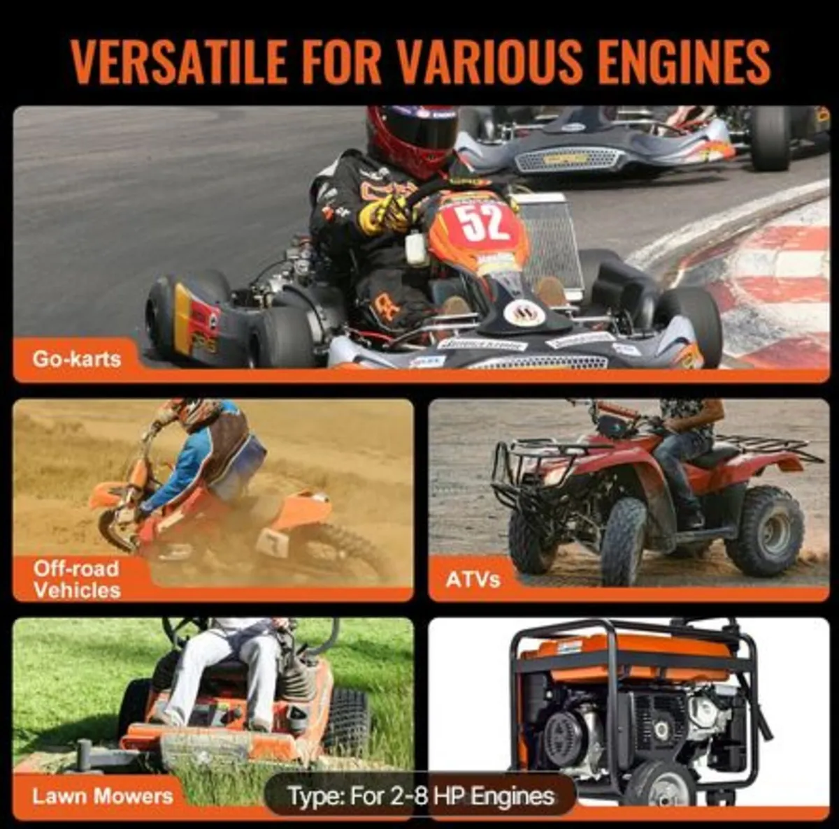 Drive Clutch, 2-8HP Engine,2000 RPM High-Strength - Image 4