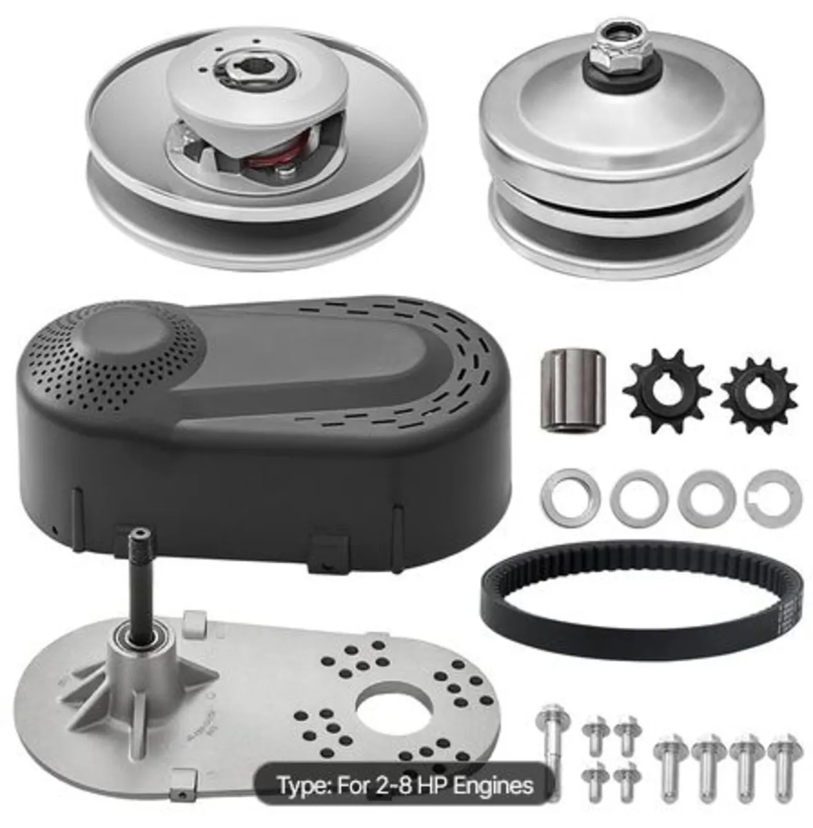 Drive Clutch, 2-8HP Engine,2000 RPM High-Strength - Image 1