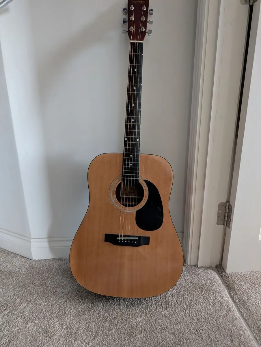 Hohner MW-400G Acoustic Guitar – New Strings - Image 1