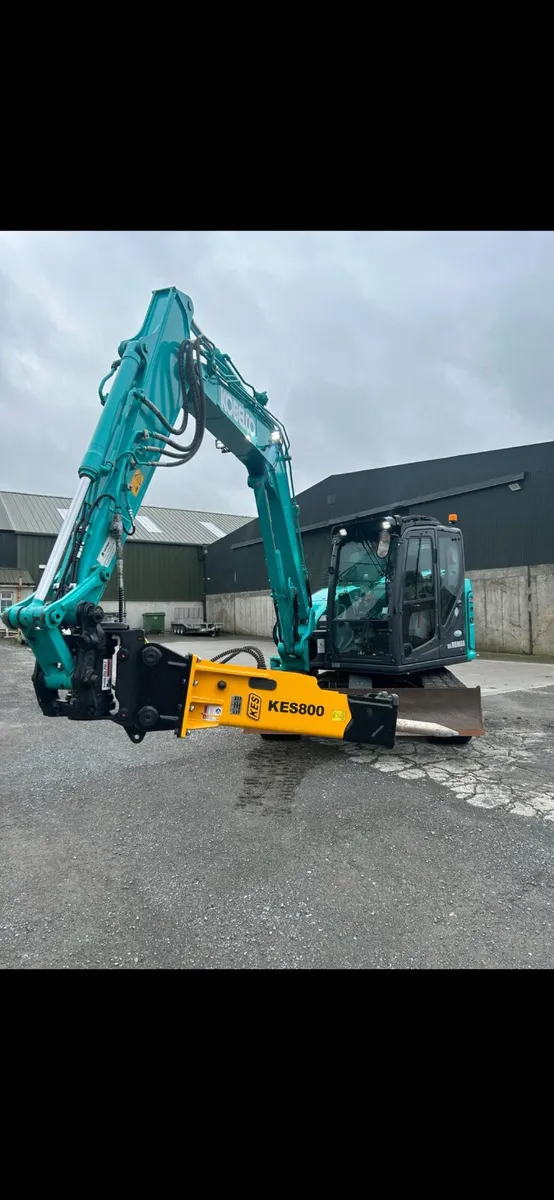 KES800 Rock Breaker's For Sale. Suits 6.5 / 10 Ton - Image 3