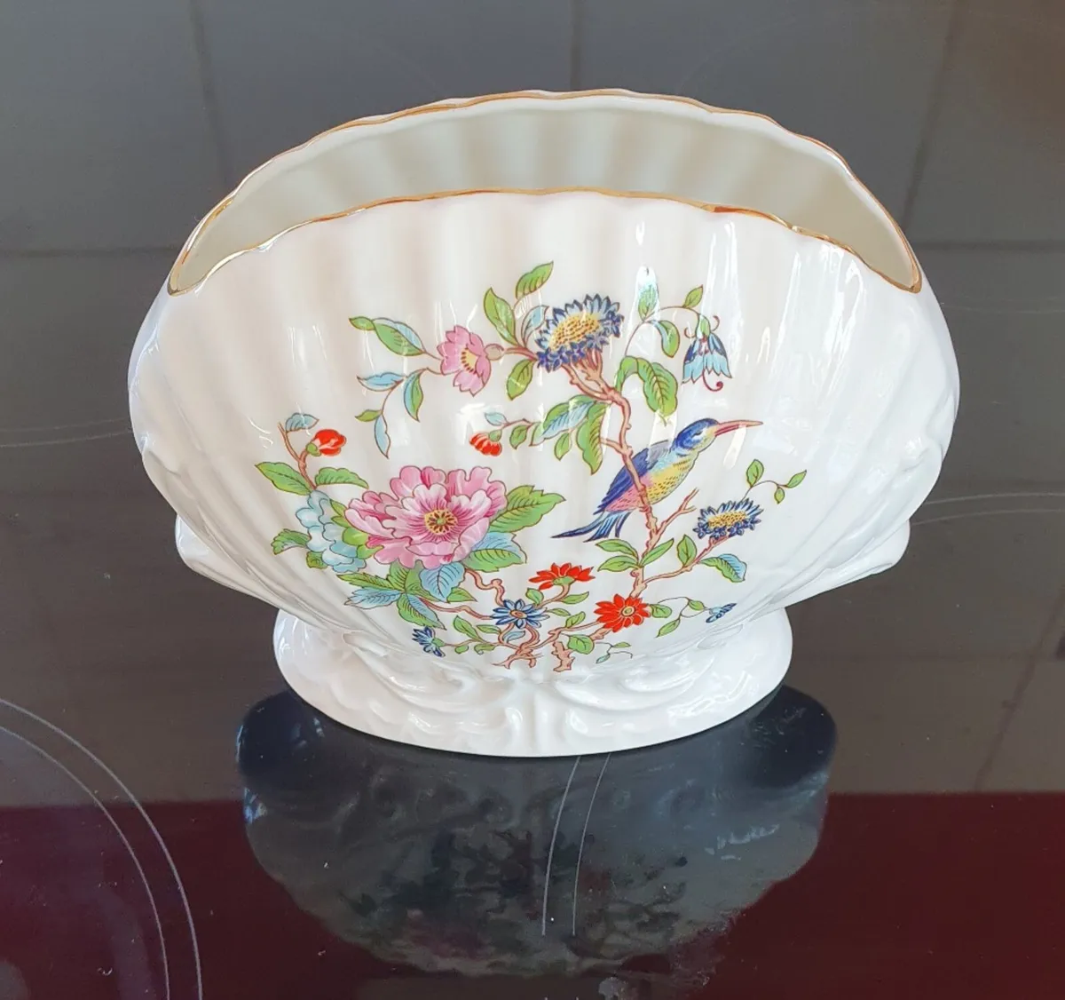 Aynsley 'Pembroke' Vase / Napkin Holder - Image 1