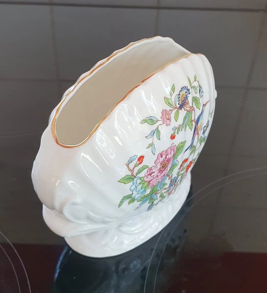 Aynsley 'Pembroke' Vase / Napkin Holder - Image 2