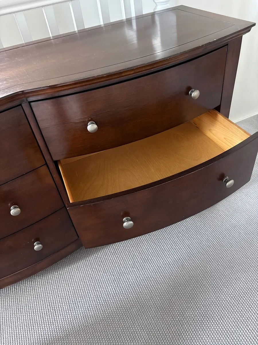 Chest of 6 Drawers Solid Wood - Image 2