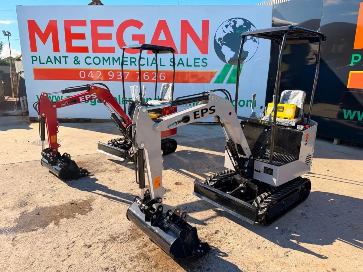 EPS 1.2 Ton Micro Digger  KOOP Diesel  3 Buckets - Image 2