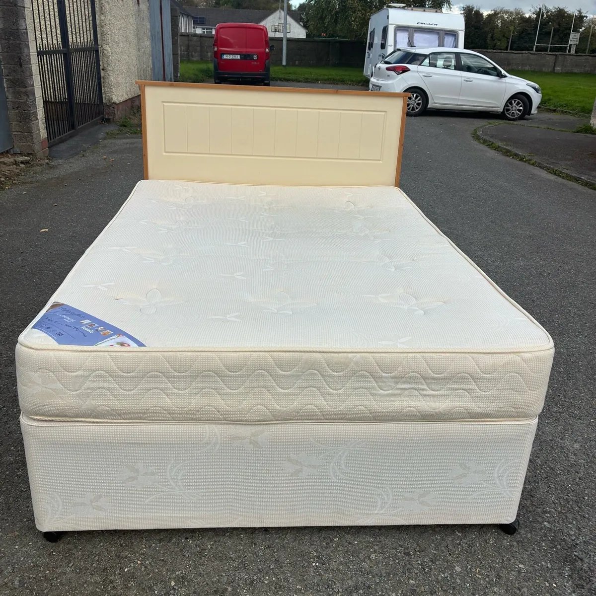 Double Bed & Mattress - Image 1