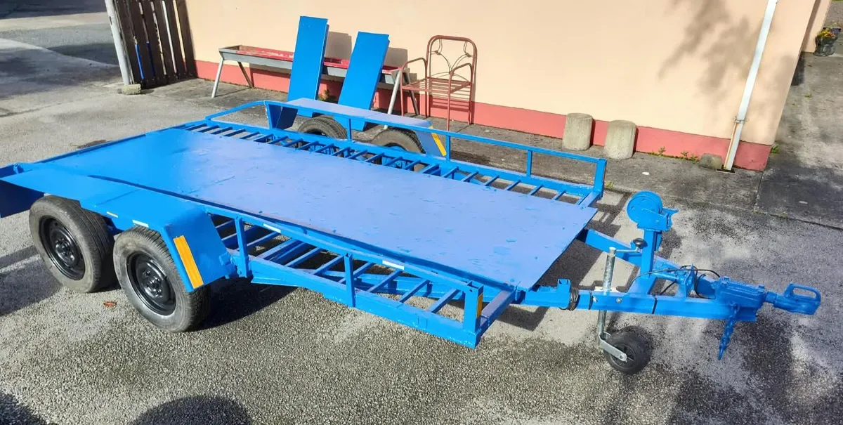 12ft 6inch long by 5ft 9 inch wide car transport - Image 1