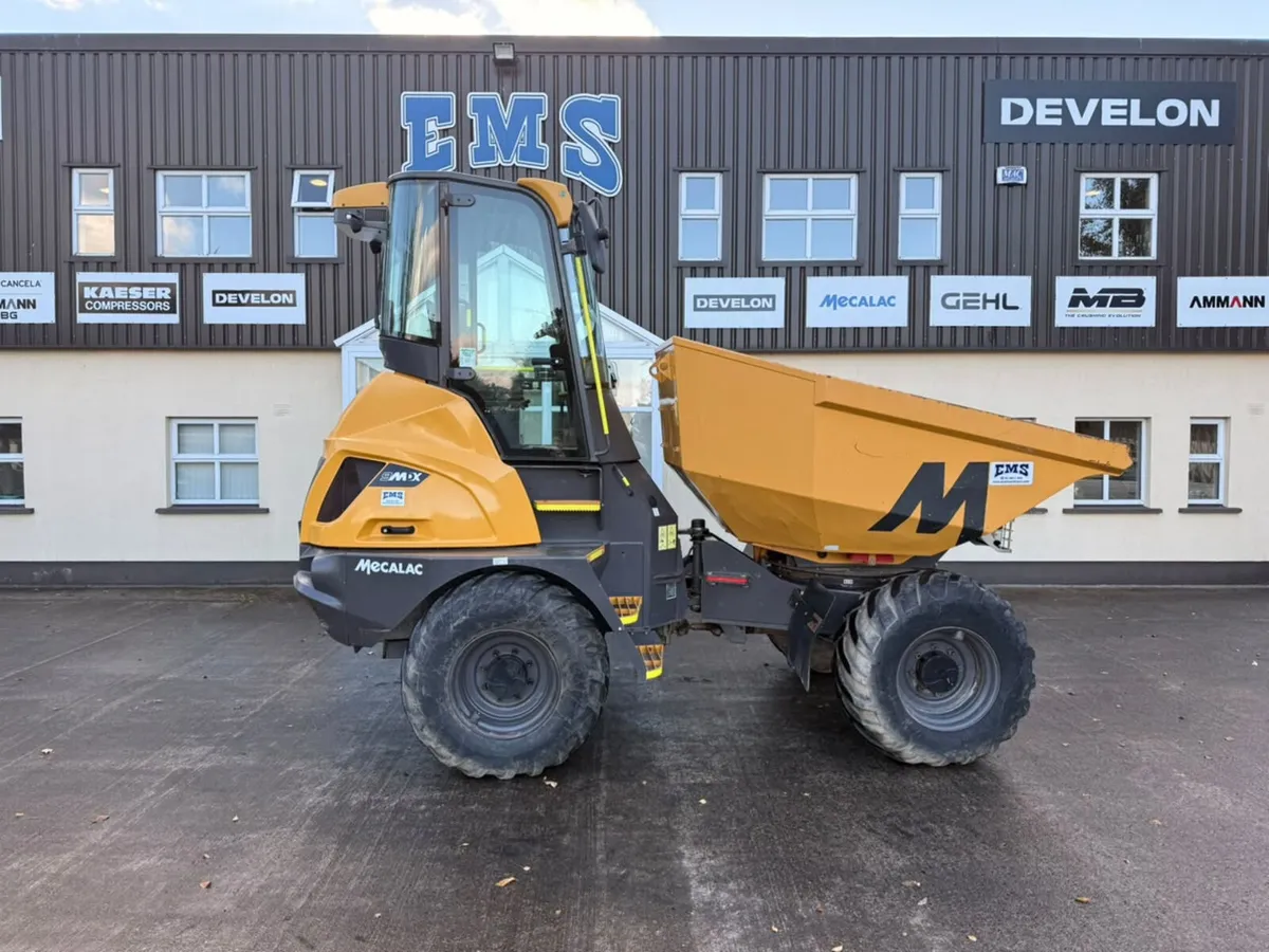 2023 Mecalac 9MDX  9 TON SWIVEL SKIP CAB DUMPER - Image 1