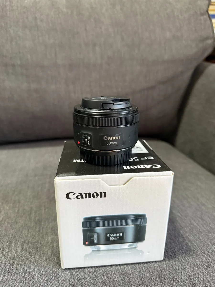 Canon EF 50mm f/1.8 STM Lens – Like New, Boxed - Image 2