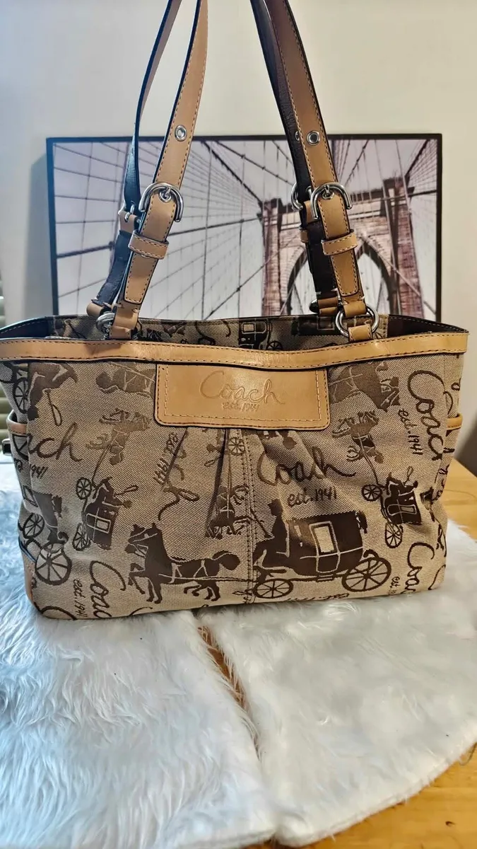 Vintage Coach tote bag - Image 1