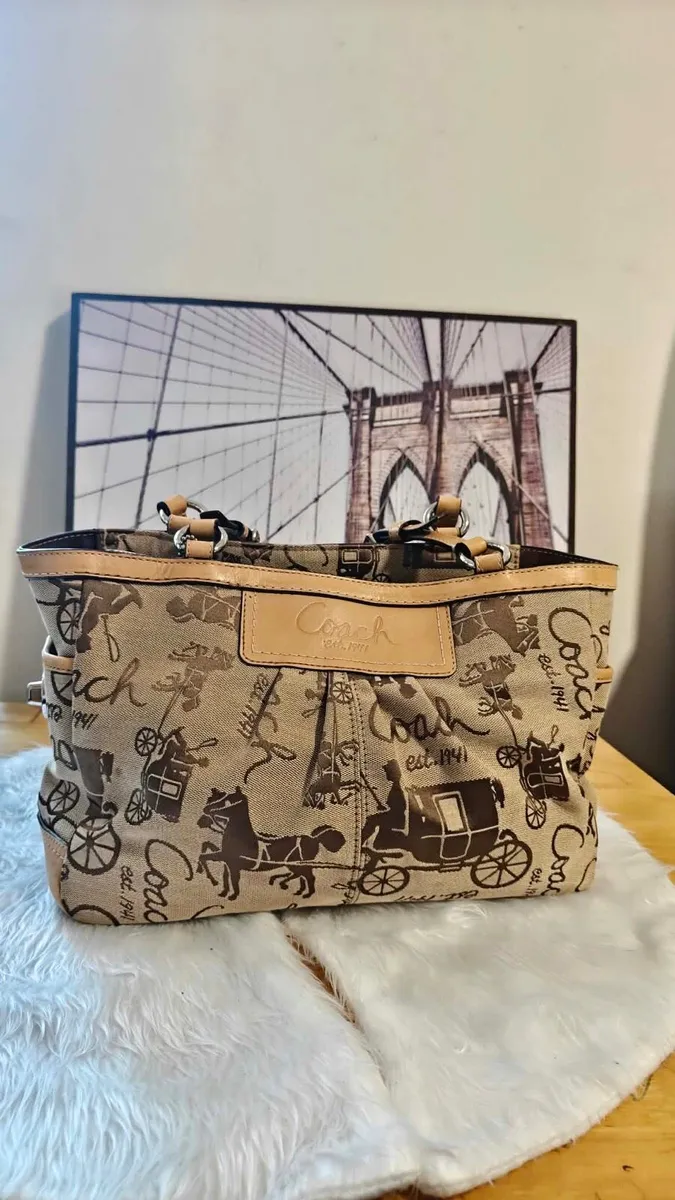 Vintage Coach tote bag - Image 2