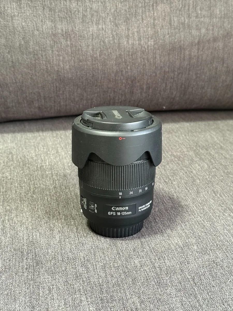 Canon 18-135mm IS USM + Hood + Hoya Polariser - Image 1