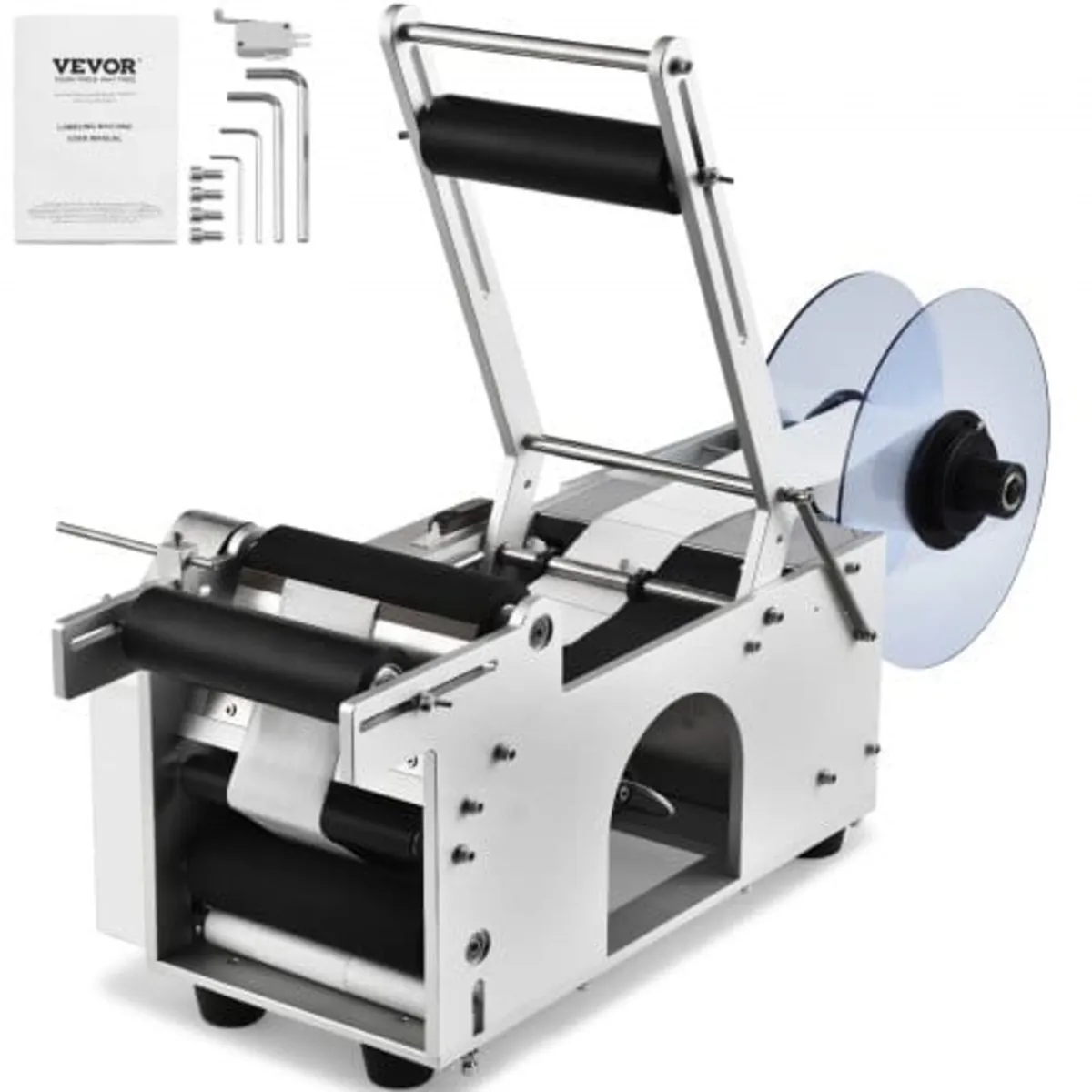 Semi-Automatic Round Labeling Machine, 20-50pcs/mi - Image 1